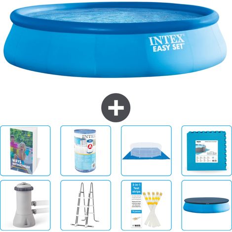Intex Piscina Easy Set Rotonda - 457x107 cm - 9-pezzi  S602