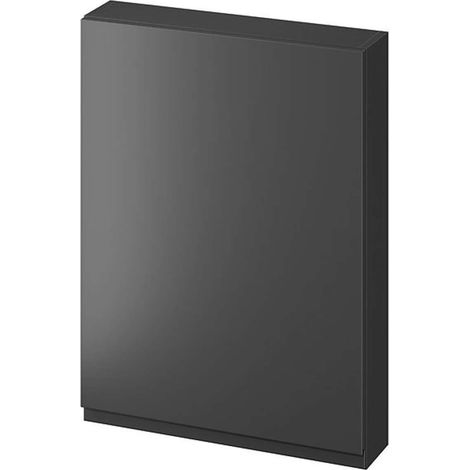 Cersanit Moduo - Schrank 80x59x14 cm, 1 Tür, Scharniere links/rechts, Anthrazit S590-083 (1/3)