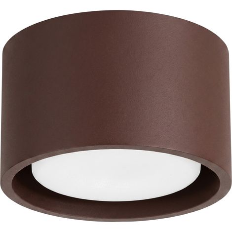 Deckenleuchten MODO braun 1xGx53 10cm Aluminium Sollux (1/5)