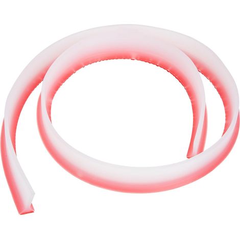 Self-adhesive rubber sealing strip for bathtubs, flexible water barrier, easy to install for bathroom door thresholds (1/5)