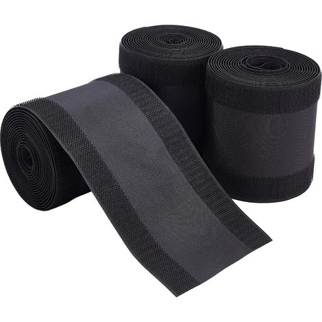 10cm x 9m Couverture de câble pour Tapis protège-câble pour Sol Gaine de Maintien de câbles Bande de Prise pour câbles Ruban à Crochet pour Extensions dans Les foyers et Bureaux (1/5)