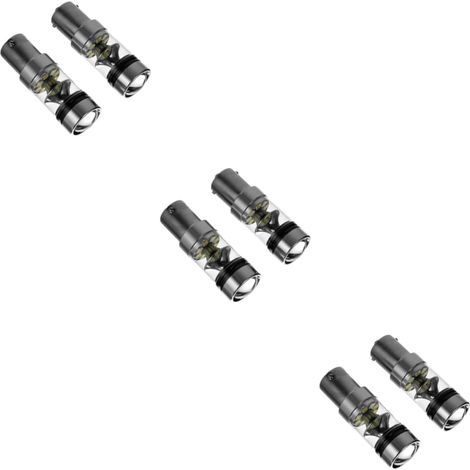 Lot De 3 Paires D'ampoules Led 20 X 20 1156 100 W Clignotants Feux De Recul Feux De Jour À 360 ° Pour Voiture (1/5)