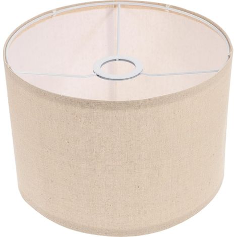 1 Abat-Jour,Lin,Détachable,E27,26x19cm,Lampe De Table,Lampadaire,Salon (1/5)