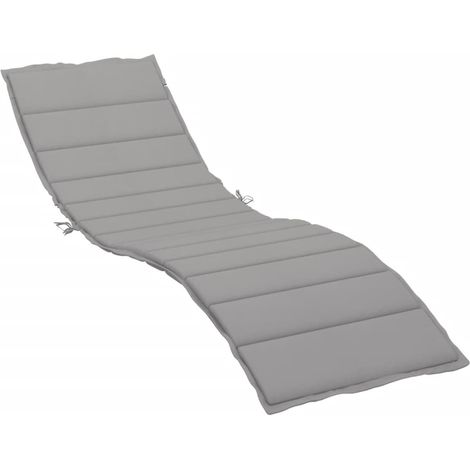 Maison Exclusive - Sonnenliegen-Auflage Grau 200x50x3 cm Oxford-G
