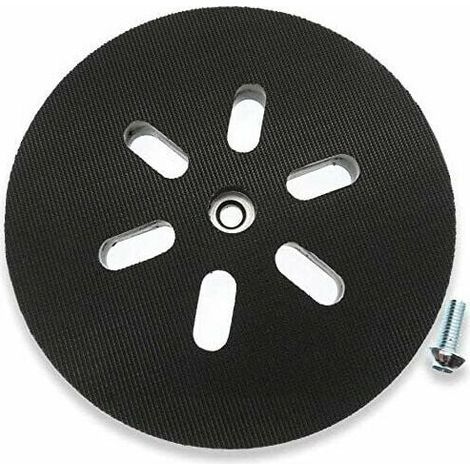 Plateau de ponçage de 150 mm - Pour ponceuse excentrique Bosch GEX 150 AC, PEX 15 AE, GEX 150 Turbo - 150 mm avec vis (1/5)