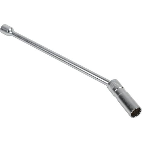 16 mm Douille de Bougie D'allumage - Magnétique Clé à Bougie Pivotant à 360 ° 3/8 ", Outil de Retrait de Paroi Mince Oscillant à 12 Points Compatible avec BMW (Longue)