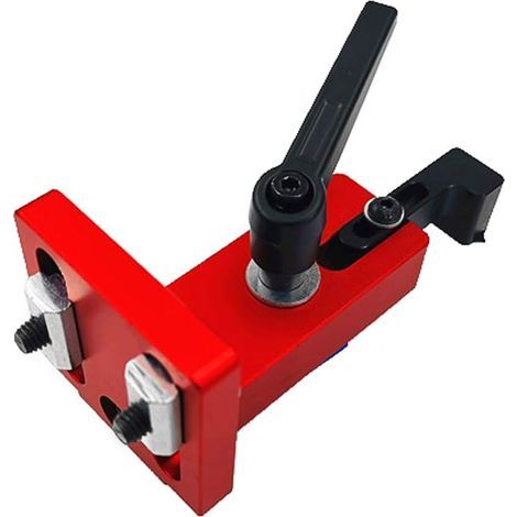 T-Slot Miter Track Stop Locator Sliding Brackets Woodworking Rail Support Chute Connector Holder Woodworking Tool (1/5)