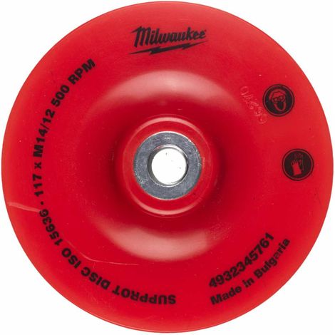 MILWAUKEE Schleifteller mit Mutter M14 - 4932345761 (1/2)