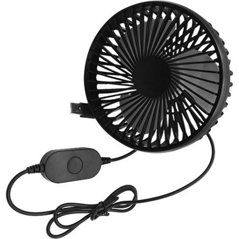 5-W-USB-Tischventilator mit Standfuß – Luftauslasstyp