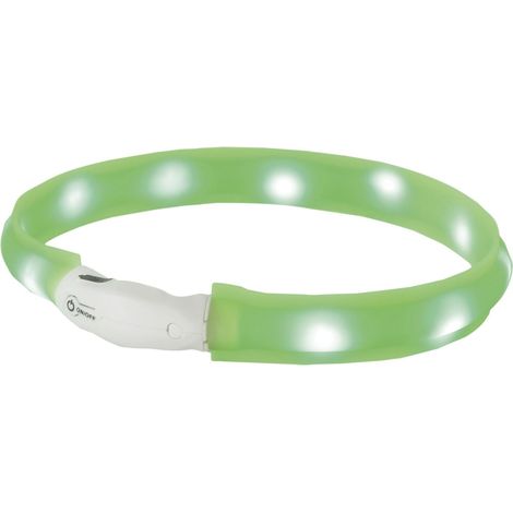 Nobby LED Leuchthalsband Visible M grün Hundehalsbänder