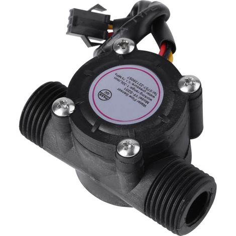 Capteur de débit d'eau haute précision DN15 G1/2, débitmètre à effet Hall 1-30 L/min