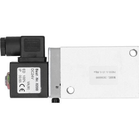 Électrovanne G1/4 pilotée 5 voies 2 positions type 2636000 DC24V (1/5)