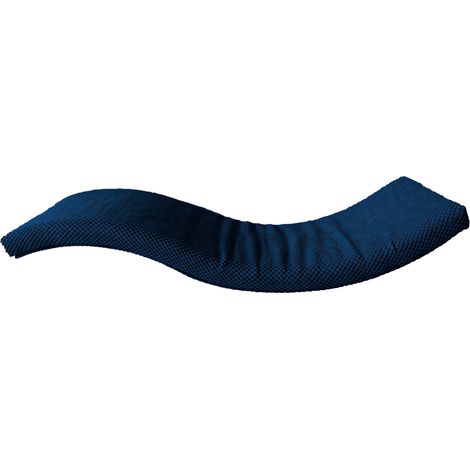 Estantería metálica ondulada para gatos de 95 cm, asimétrica, color azul marino. (1/5)