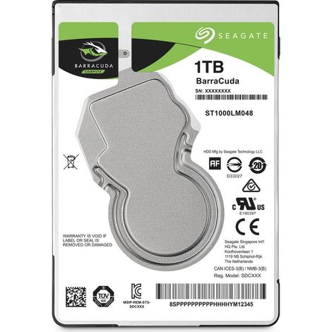 Seagate Barracuda 2.5" 2.5" 1000 GB Serial ATA III