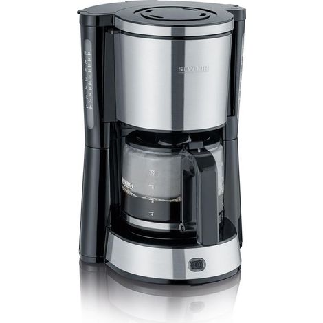Severin KA 4823 caffettiera a filtro nero acciaio inossidabile (1/4)