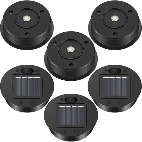 6 lampes solaires de remplacement, lanternes solaires de rechange 7 lumens de haute qualité, panneaux LED suspendus extérieurs pour éclairage de jardin (1/4)