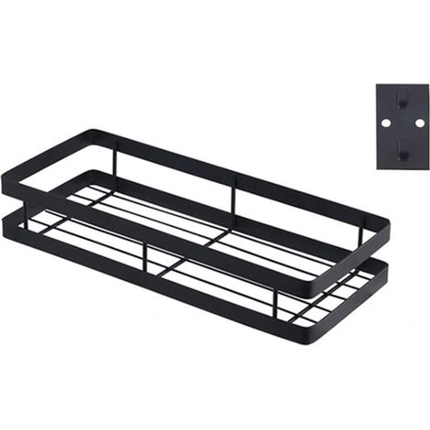 Étagère à épices murale, rangement pour épices - fixation murale sans perçage, étagère à épices multifonctionnelle, 1 pièce, 30 cm. (1/5)