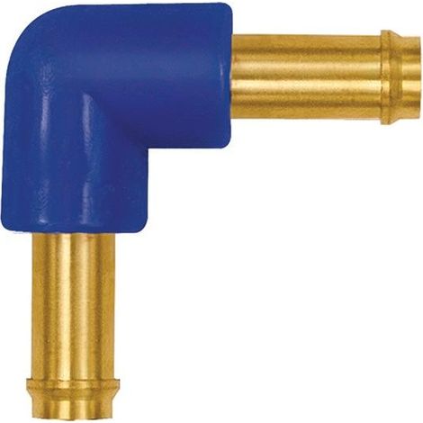 Riegler Winkel-Schlauchverbindungsstutzen, für Schlauch LW 4 mm, Ms/POM (1/2)