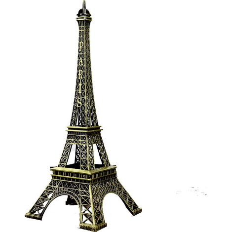 Modèle de la tour Eiffel en alliage, 18 cm  un superbe objet décoratif pour la maison ou le bureau. (1/3)