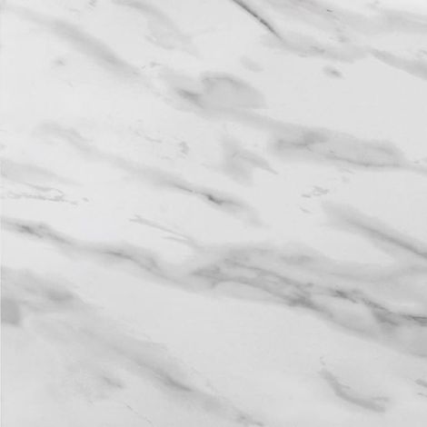 Nordlinger – Crédence marbre blanc 120x80cm – Résistante à l'humidité et à la chaleur jusqu'à 110°C – Découpe facile avec cutter – Classement au feu M1 (1/4)