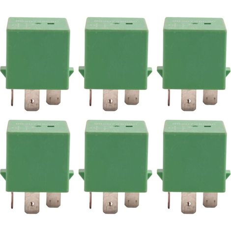 Relais Ventilateur Radiateur 12V 35A 5 Broches Vert Compatible 206 207 306 307 406 407 807 (1/4)