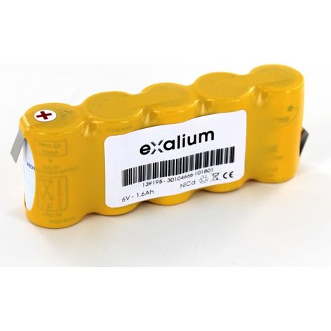 Batterie 6V 1.6Ah 5 VnTCs Cote cote (139195)
