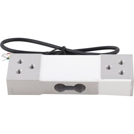 1 Wägezelle – Gewichtssensor – Hochpräzise 100 kg – Gehäuse aus Aluminiumlegierung für industrielle elektronische Waagen – Silber – 8 x 2 x 2 cm (1/5)