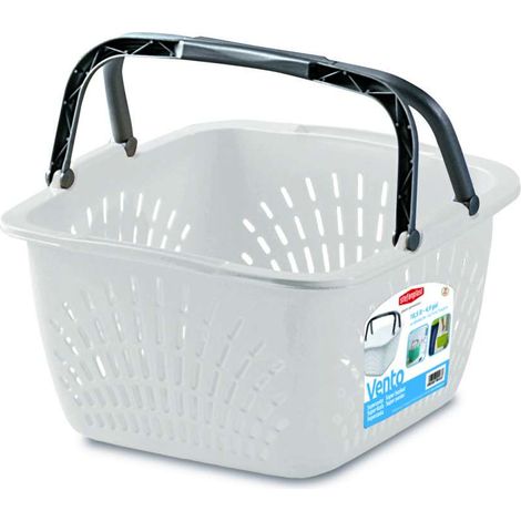 Cesta portabucato quadrata traforata 18,5 lt (1/4)