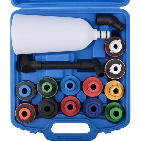 Set of 15 plastic oil filling funnels, engine oil funnel (1/5)