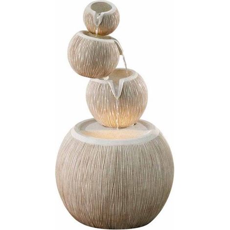 Poseidon Water Feature - L53 x W53 x H100 cm