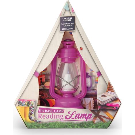 Lampe de lecture violette pour camp de base