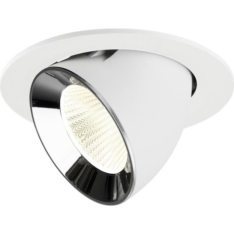 Spot encastré Numinos Gimble L blanc/chrome 4000K - 40 deg - 1009753