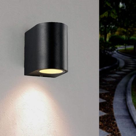 AMXCNOY Applique murale noire LED IP44 pour ampoules GU10 (1/2)