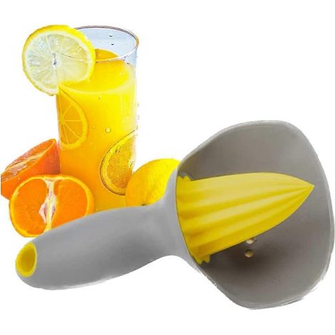 Alsoir verbesserte Zitrone  Manuelle Zitruspresse mit breiterer, verbesserter, flexibler Kernauffangschale und ergonomischem, rutschfestem Griff  Entsafter- (1/5)