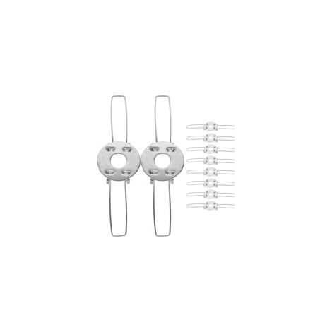 10 Pièces Clip à Ressort Pour Support De Lampe Pince à Ressort Pour Abat-jour Pince à Ressort Bricolage Pour Abat-jour Pinces Pour Abat-jour Fixateurs D'abat-jour Fer Galvanisé (1/5)