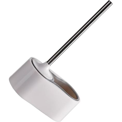 Brosse WC murale pour un nettoyage en profondeur , acier inoxydable et ABS . Installation facile , s (1/5)