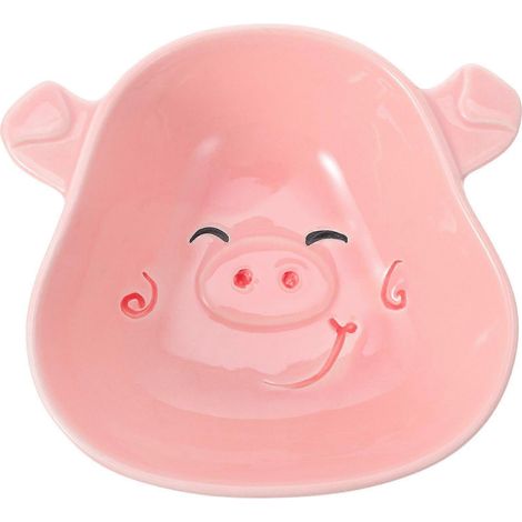 Bol en céramique (1 pièce), motif animaux de dessin animé, bol décoratif pour les en-cas et autres aliments. (1/4)