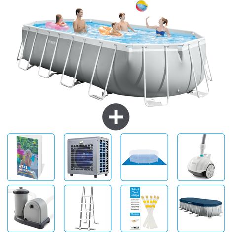 Prism Frame Pool Oval - 610x305x122 cm - 9-teilig S547 (1/4)