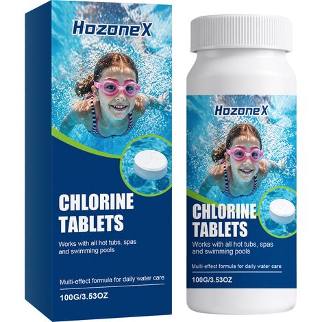 HozoneX Multifunktions-Poolreinigungstücher: Algenentferner, Wasserreiniger, Schnellauflöser, für den Heimgebrauch, Pools, Whirlpools und Reinigung (1/5)