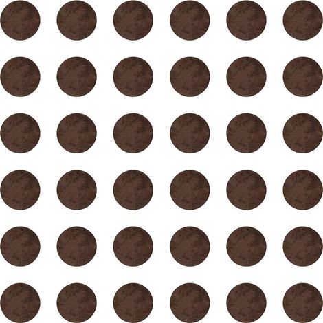 36x Cache vis adhésif autocollant diamètre 25mm protection bouchon trou obturateur meuble table chaise maison, Béton marron