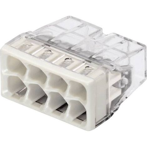 Borne Pour Boîtes De Dérivation 8 Conducteurs 10 Pièces - Wago (1/5)