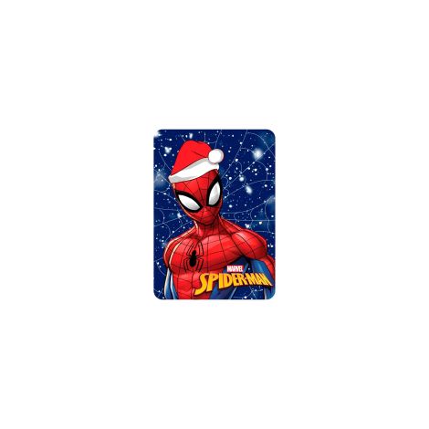 Couverture marvel spiderman christmas polaire 100x140 cm
