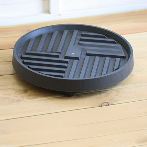 Socle mobile pour pots de fleurs 39×44×6,9 cm avec roulettes robustes, plateau plastique stable et multifonction pour plantes (1/5)
