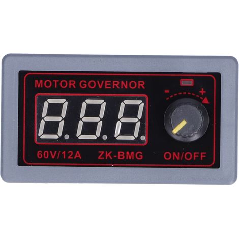 Variateur de vitesse numérique 60V 12A 500W réglable pour moteur DC, équipement électronique et automatisation
