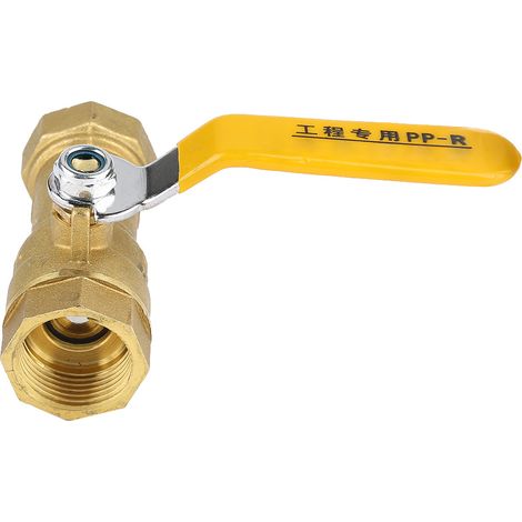 Vanne à bille filtrante en laiton de type Y, filetage femelle 3/4" BSPP, pour eau et gaz naturel (1/5)