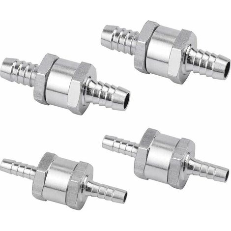 Rückschlagventil für Kraftstoffpumpe – 4er-Packung (6/8/10/12 mm) – Aluminiumlegierung – Geeignet für Benzin und Diesel – rx007-12 mm (1/5)