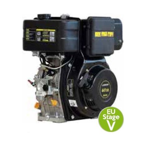 Motore LONCIN completo diesel albero orizzontale cilindrico 25x80 441 cc 9 HP