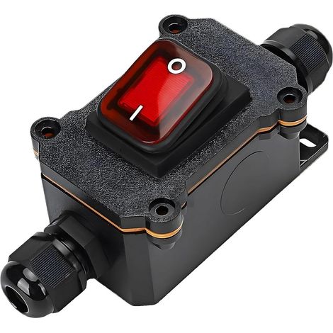 Garden Switch Waterproof IP67 16A 220V Heavy Duty Cord Switch Outdoor Power Cable (1/5)