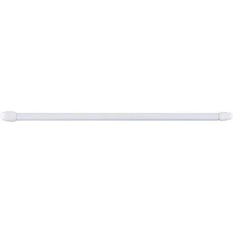 Porte-Rideau Plat 11mm 30-45cm Blanc 2 Unités (1/3)