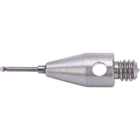 Palpeur à tige en carbure de tungstène 10mm avec pointe sphérique rouge pour machine de mesure tridimensionnelle (CMM) (1/5)